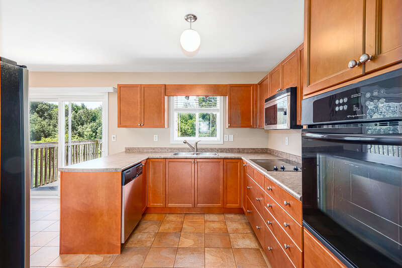 Wooden interior kitchen